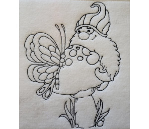 ADVENTSKALENDER 12. Dezember - Stickserie Frühlings Wichtel